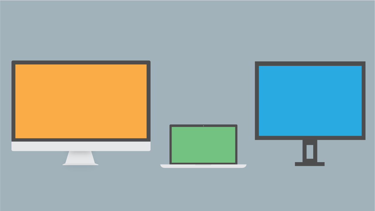 Different size monitors