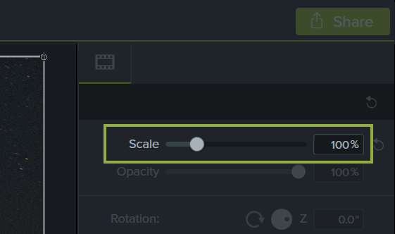 scale video camtasia 3