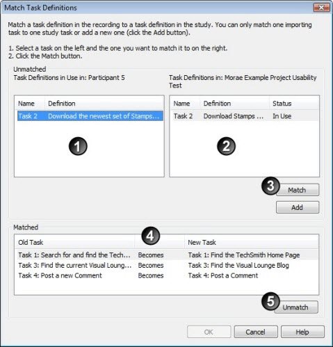 Match Tasks
