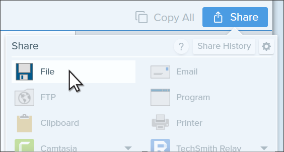 where does snagit save captures