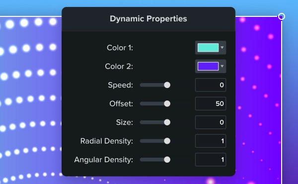 Dynamic Backgrounds