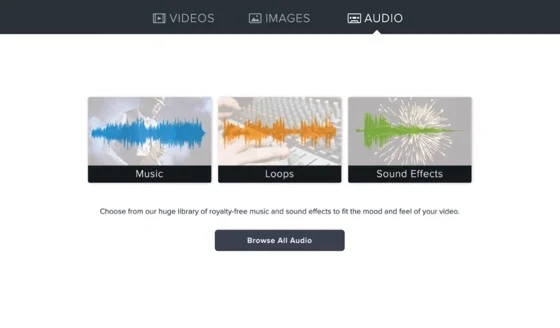 Huge library of royalty-free music and sounds effects